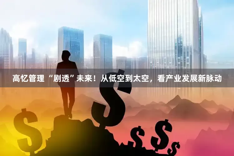 高忆管理 “剧透”未来！从低空到太空，看产业发展新脉动