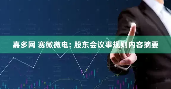 嘉多网 赛微微电: 股东会议事规则内容摘要