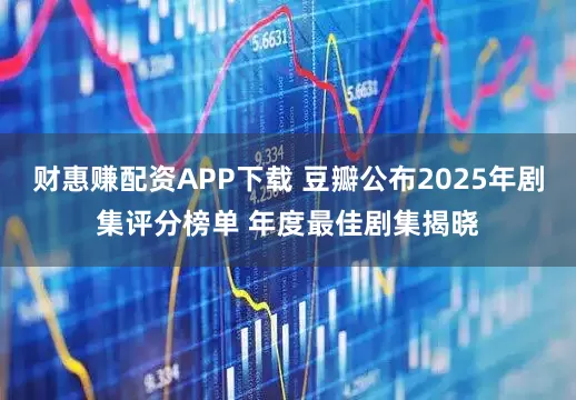 财惠赚配资APP下载 豆瓣公布2025年剧集评分榜单 年度最佳剧集揭晓