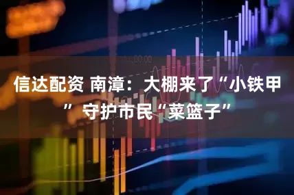 信达配资 南漳：大棚来了“小铁甲” 守护市民“菜篮子”